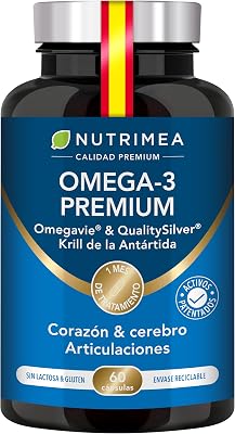 Omega 3 e krill antártico | Patente Omegavie® | 60 Cápsulas