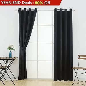 Amazon.com: YOJA Window Blackout Curtains Top Grommet ... on {keyword}