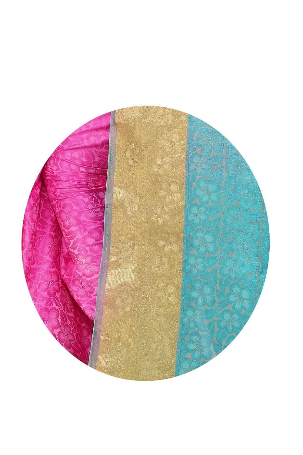 nirja fab women's cotton silk banarasi saree (pink)