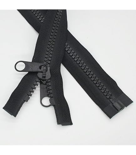 Two 7 Inch Brass Jeans Zipper YKK Number 5 Gold Colored