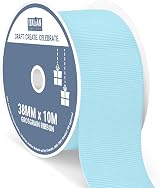 Italian Options Grosgrain Ribbon 38mm Baby Blue 10m Roll