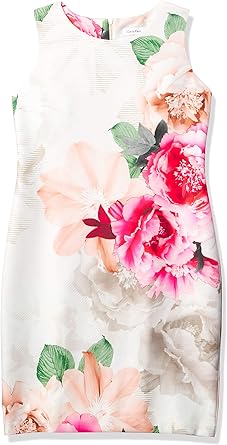 calvin klein melodie scuba knit dress