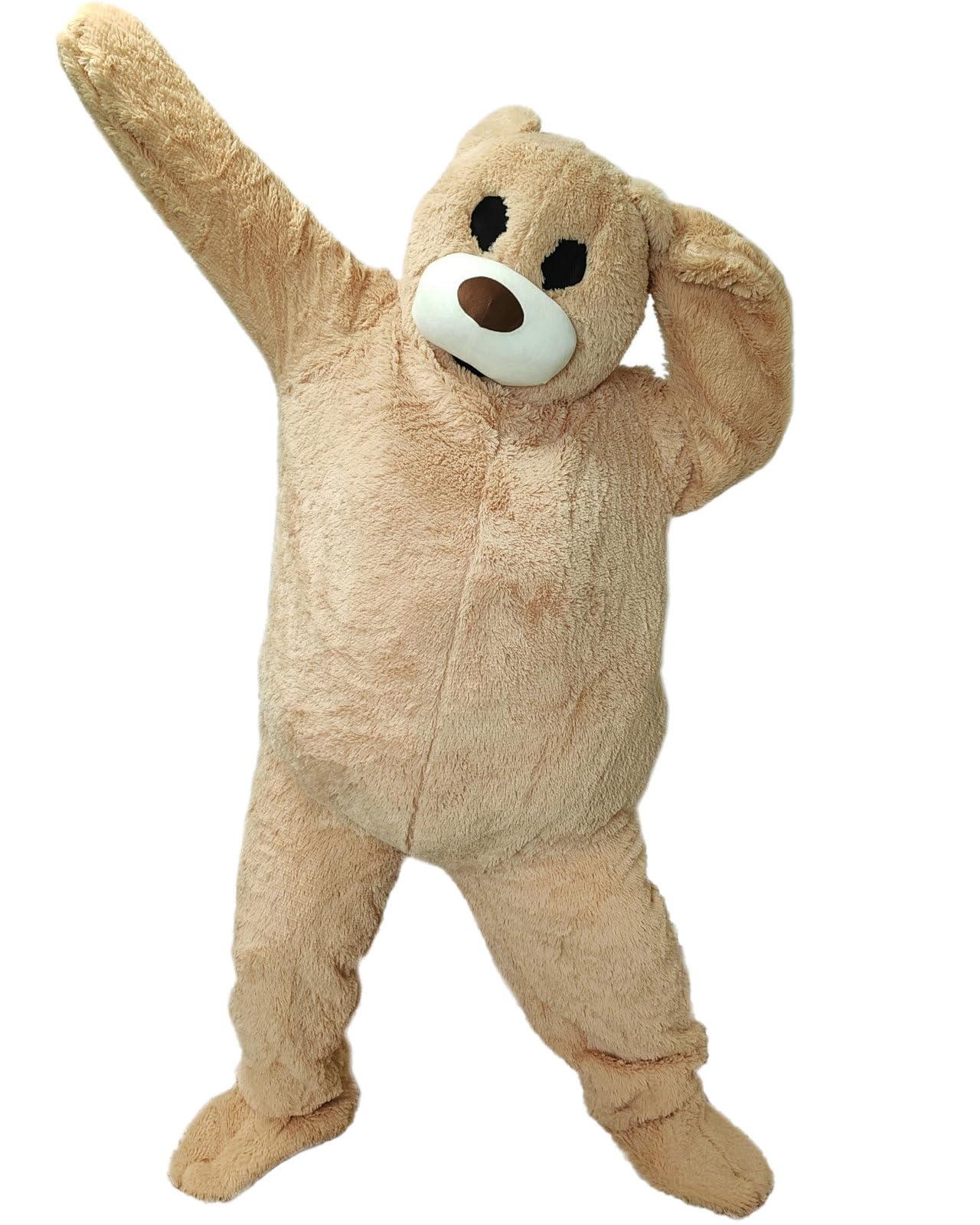 Photo 1 of Fangkun Dress Up Big Bear Mascot Costume,Dancing Bear Fancy Dress,Giant Plush Teddy Bear Wearable Animal Character Cosplay,Adults Size for Men & Women 72 Inch