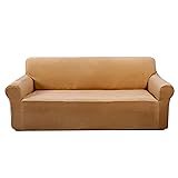 U-NICE HOME Velvet Sofa Covers Stretch Couch Covers