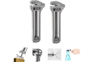 New Compact Titanium Multitool,Multifunctional Adjustable Wrench Alloy Tool,Portable Mini Multitool Wrench,Bottle Opener Keyc