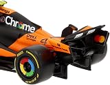 Bburago McLaren F1 MCL39 2025 #4 Norris 1:43 Diecast Car Papaya Black view 8