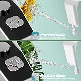 SAMODRA Bidet Attachment for Toilet Black Non-Electric Dual Nozzles view 3