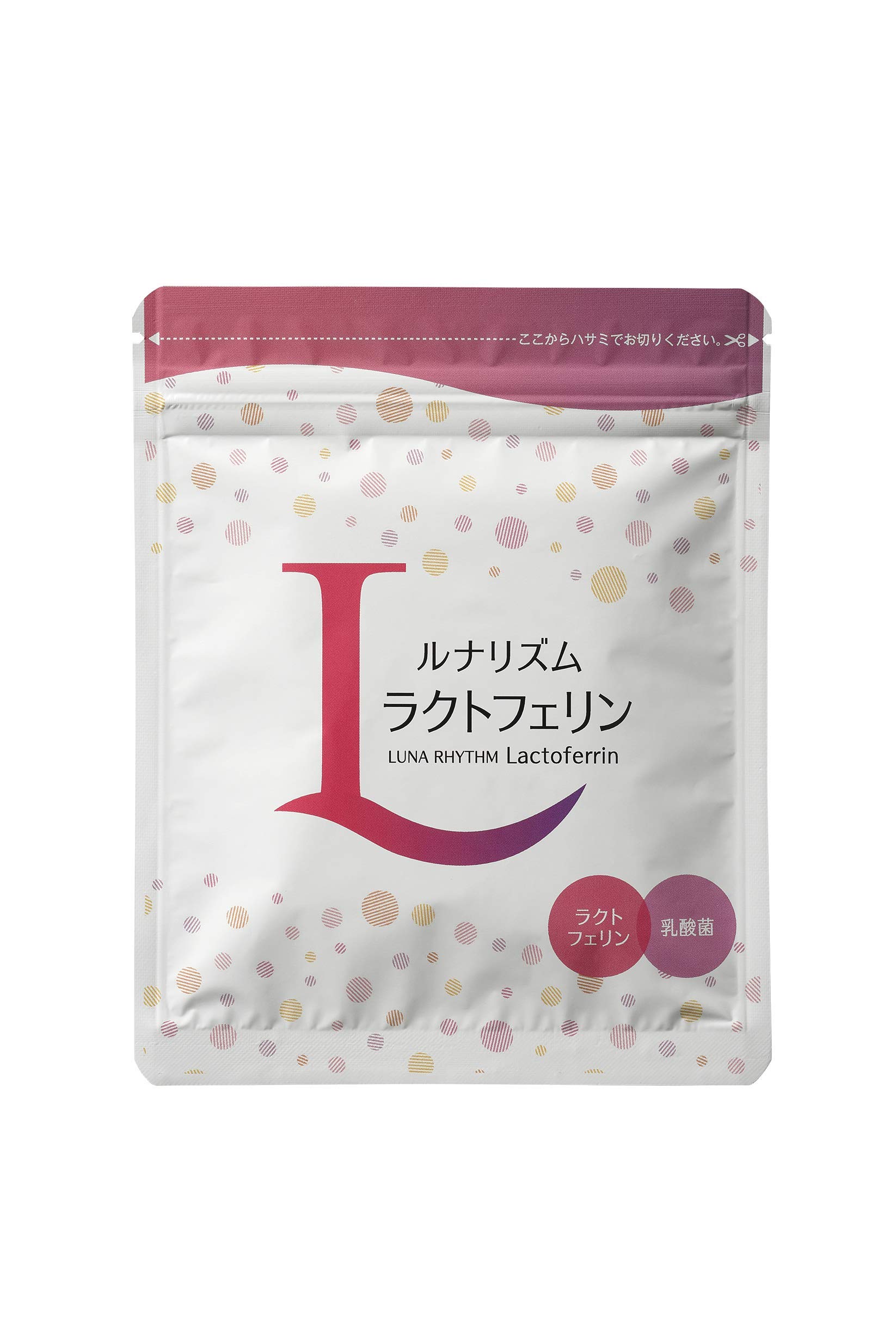 ルナリズム ラクトフェリン 腸溶性 医師推奨 クリニック取扱 妊活サプリ ラクトフェリン・乳酸菌・オリゴ糖 女性の健康をサポート 妊活中の方にも ジネコ、メニコン商品画像