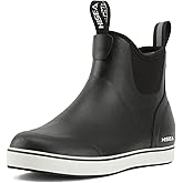 HISEA Women's Ankle Rain Boots, Rubber Fishing Deck Boots, Garden Boots for Women Waterproof