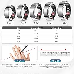 Kuxlagz Titanium Alloy Smart Ring - Heart