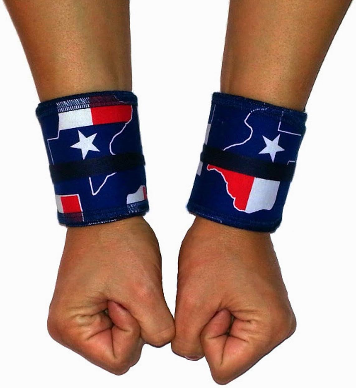 Texas Flag Cotton Ripstop Athletic Wrist Wraps
