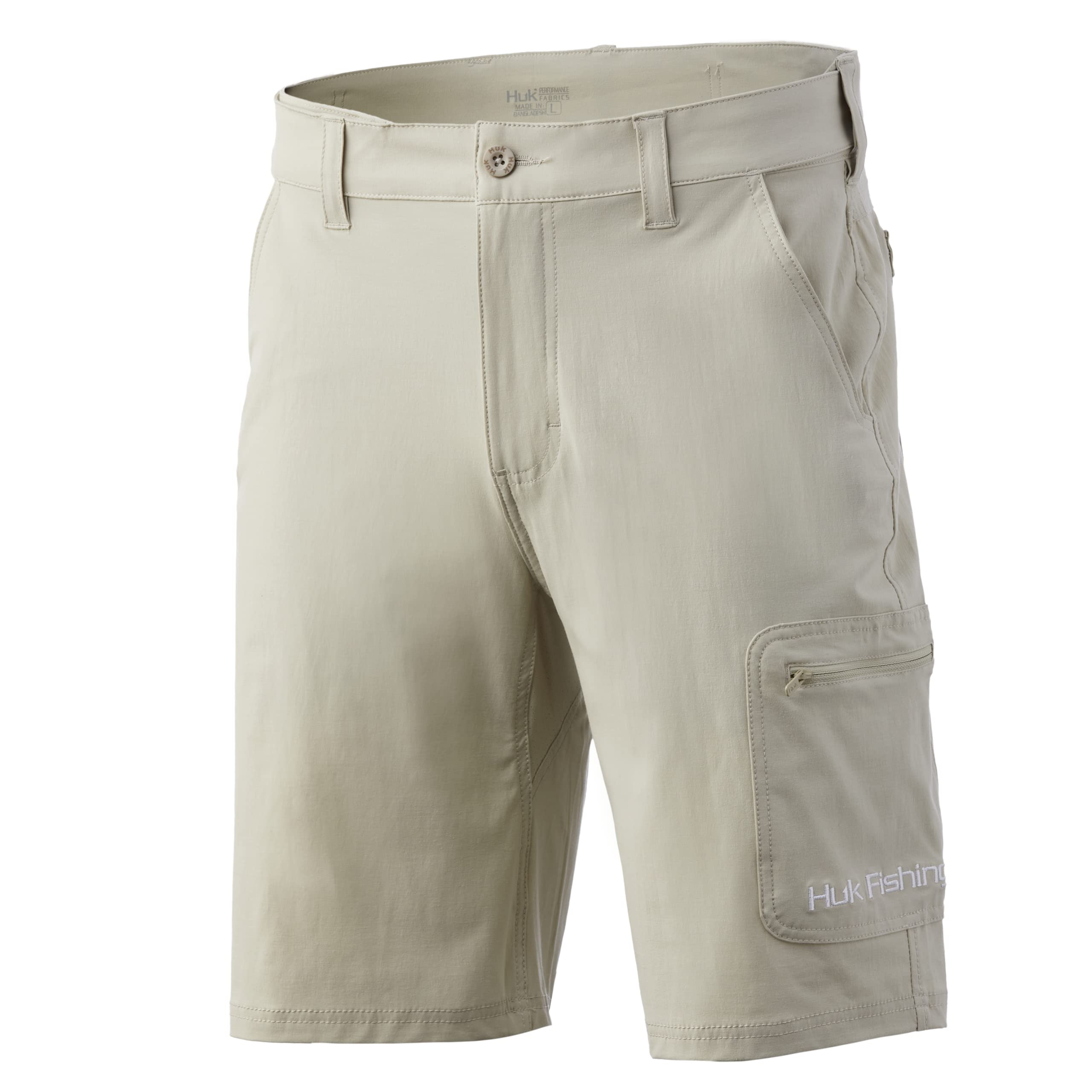 Huk Men's Standard Next Level Quick-Drying Performance Fishing Shorts, Khaki-10.5", Large Image Huk Men's Standard Next Level Quick-Drying Performance Fishing Shorts, Khaki-10.5", Large Image