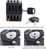 LuTuo Folding Bike Chain Lock 79cm Heavy Duty Alloy Steel with 3 Keys view 8