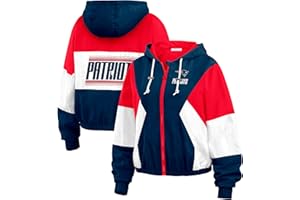 WEAR by Erin Andrews Women's NFL Color Block Full-Zip Windbreaker Jacket