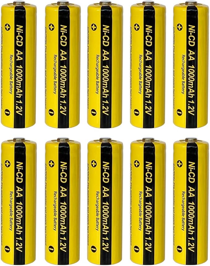AA NiCd 1.2V 1000mAh Rechargeable Batteries for Garden