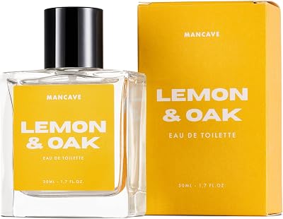 ManCave Lemon & Oak Eau De Toilette 50ml for Men UK Formulated EDT
