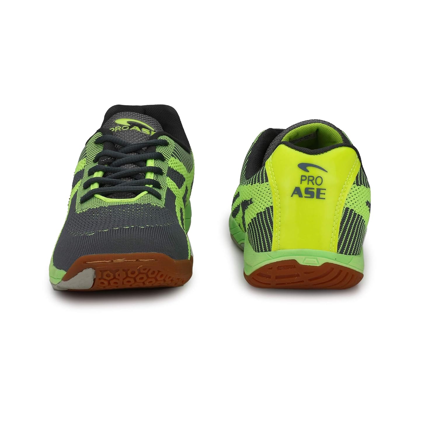 proase white yellow badminton shoe