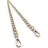 VersaKits 40 Inch Light Gold Purse Chain Strap Replacement Lightweight Aluminum Chain Charm Decoration Extender for Shoulder Crossbody Clutch Wristlet Underarm Baguette Handbag Tote Bag