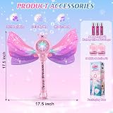 Britik Bubble Wands Kids Light Music Bubble Machine 3 8 Princess Design view 7
