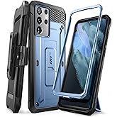 SUPCASE for Samsung Galaxy S21 Ultra Case with Stand (Unicorn Beetle Pro), [Built-in Front Frame & Belt-Clip] [Military-Grade Protection] Full-Body Rugged Phone Case for Galaxy S21 Ultra, Tilt