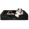 Bedsure Orthopedic Dog Bed for Extra Large Dogs - XL Washable Dog Sofa Beds Large, Supportive Foam Pet Couch Bed with Removable Washable Cover, Waterproof Lining and Nonskid Bottom, Black