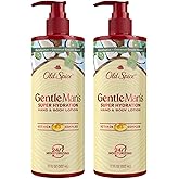 Old Spice Hand & Body Lotion for Men, Gentleman's Super Hydration, 24/7 Moisturizing with Vitamin B3 Complex, Fast Absorping, Eucalyptus & Coconut Cream, 17 oz (Pack of 2)