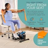 LifePro Under Desk Elliptical Exerciser with 8 Resistance Levels & Bluetooth view 7