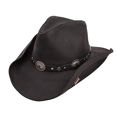 leather western hat
