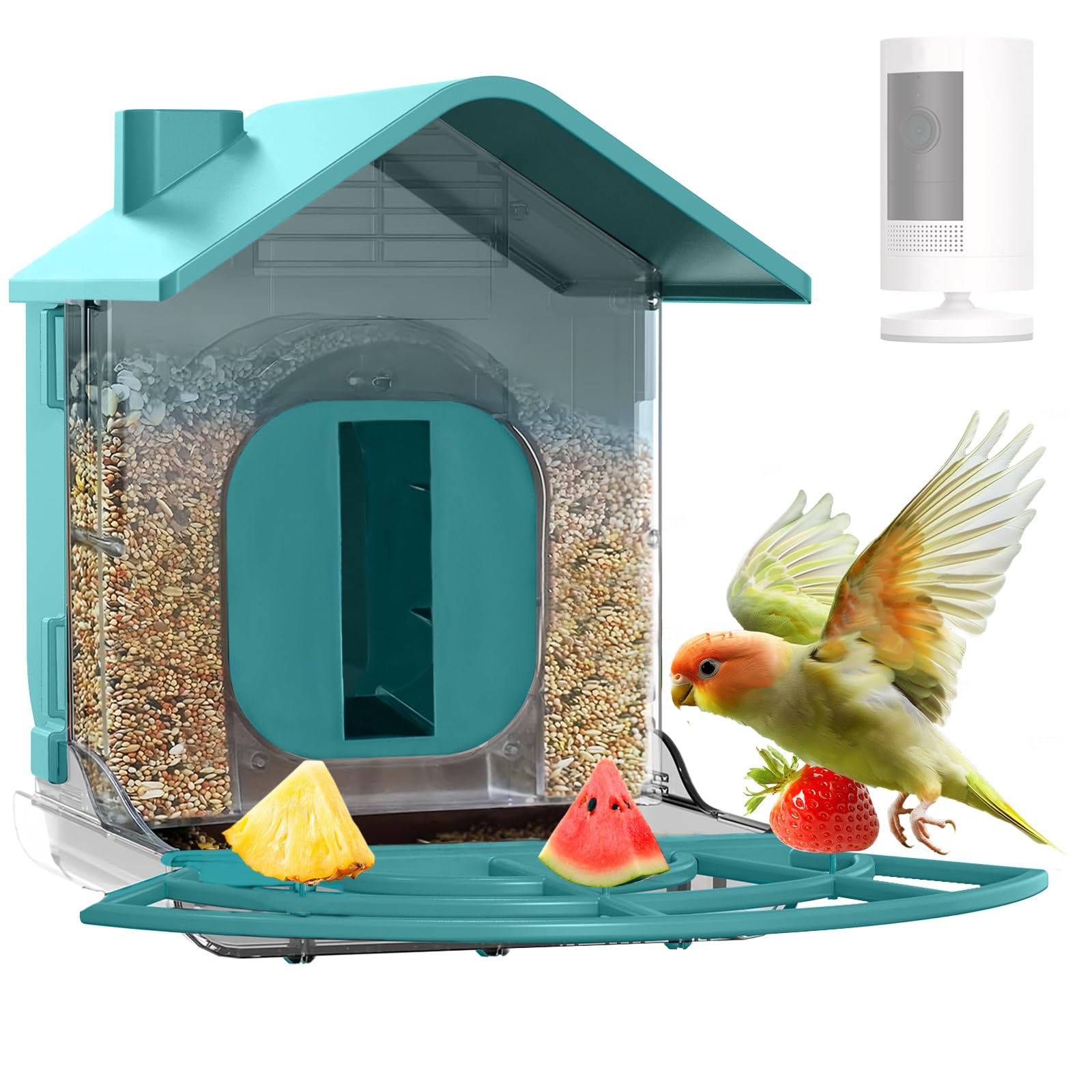 Photo 1 of *USED*
Vuebee Smart Bird Feeder with Camera Case Compatible with Ring Stick Up Camera, Bird Feeders for Outdoors, Bird Feeder Camera for Bird-Watching (Camera NOT Included)