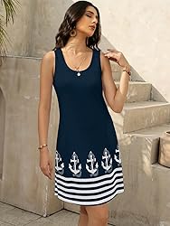 LUXVEER Women's Summer Dress 2025 Sleeveless