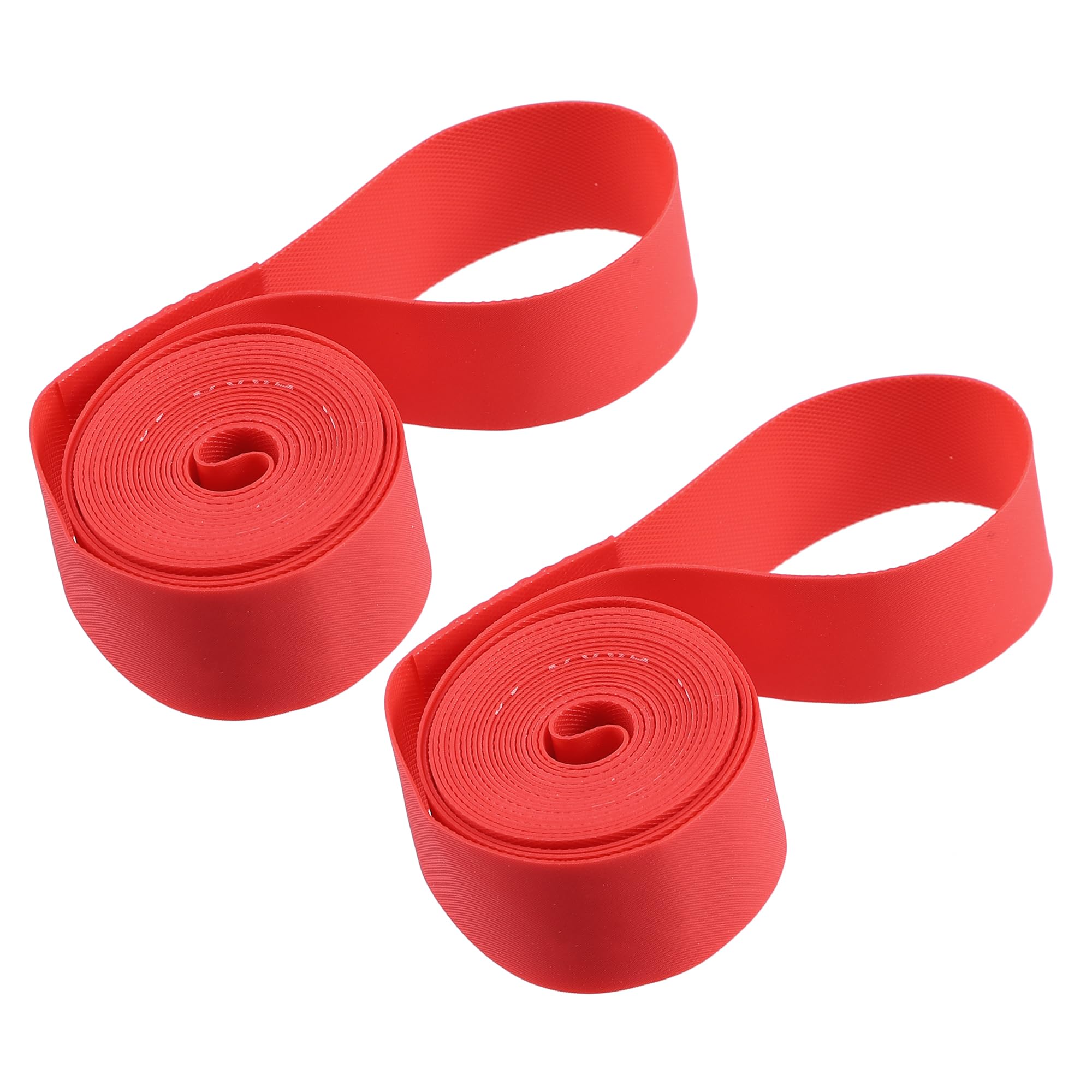 A ABSOPRO 700C Bike Wheel Rim Strip Rim Tape Tube Band PVC Red (Set of 2)