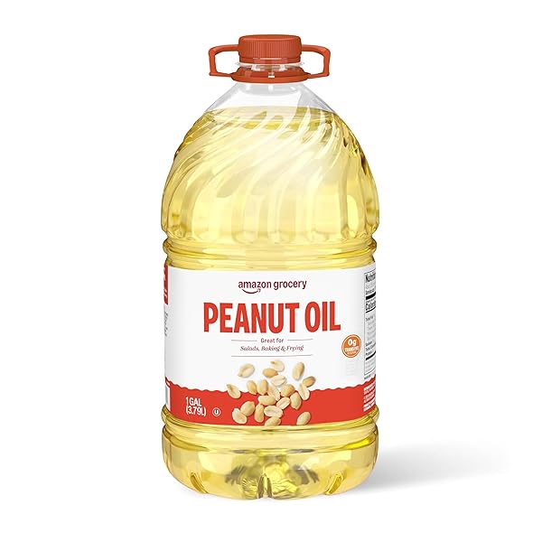 AMAZON GROCERY, PEANUT OIL, 128 FL OZ (PREVIOUSLY AMAZON FRESH, PACKAGING MAY VARY)