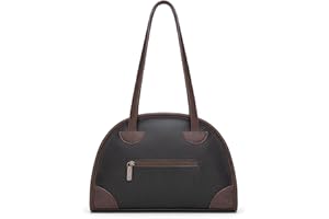 Montana West Purses and Handbags for Women, Retro Style Bowling Handbag Leather Everyday Purse Top Handle Bag