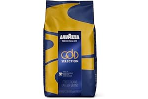 Lavazza Gold Selection Whole Bean Coffee Blend, Light Roast, 2.2 Pound Bag ,Premium Quality, Blended and roasted in Italy,Well balanced, Aromatic Blend with notes of honey and almond