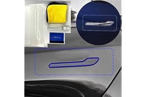 CORRBPEN Tesla Model Y/Model 3 Door Handle Sticker & Around Scratch Guard PPF Film, Around Door Handle Paint Protect Film Compatible with Tesla Model Y/Model 3，Door Handle Scratch Guard Paint Film Kit Tools.