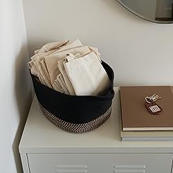Stylish Cotton Rope Storage Basket For Dog