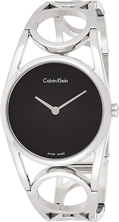 Calvin Klein Reloj Digital para Mujer de Cuarzo con Correa en Acero Inoxidable K5U2M141