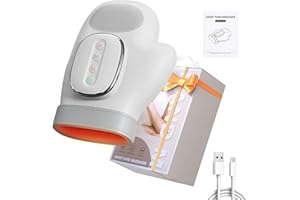HOUNYOLN Hand Massager with Heat and Compression, 3-in-1 Professional Hand Massager for Arthritis and Carpal Tunnel Relief, 5 Intensity & 3 Heat Settings, Christmas Gift for Women Men, Office Workers, Seniors