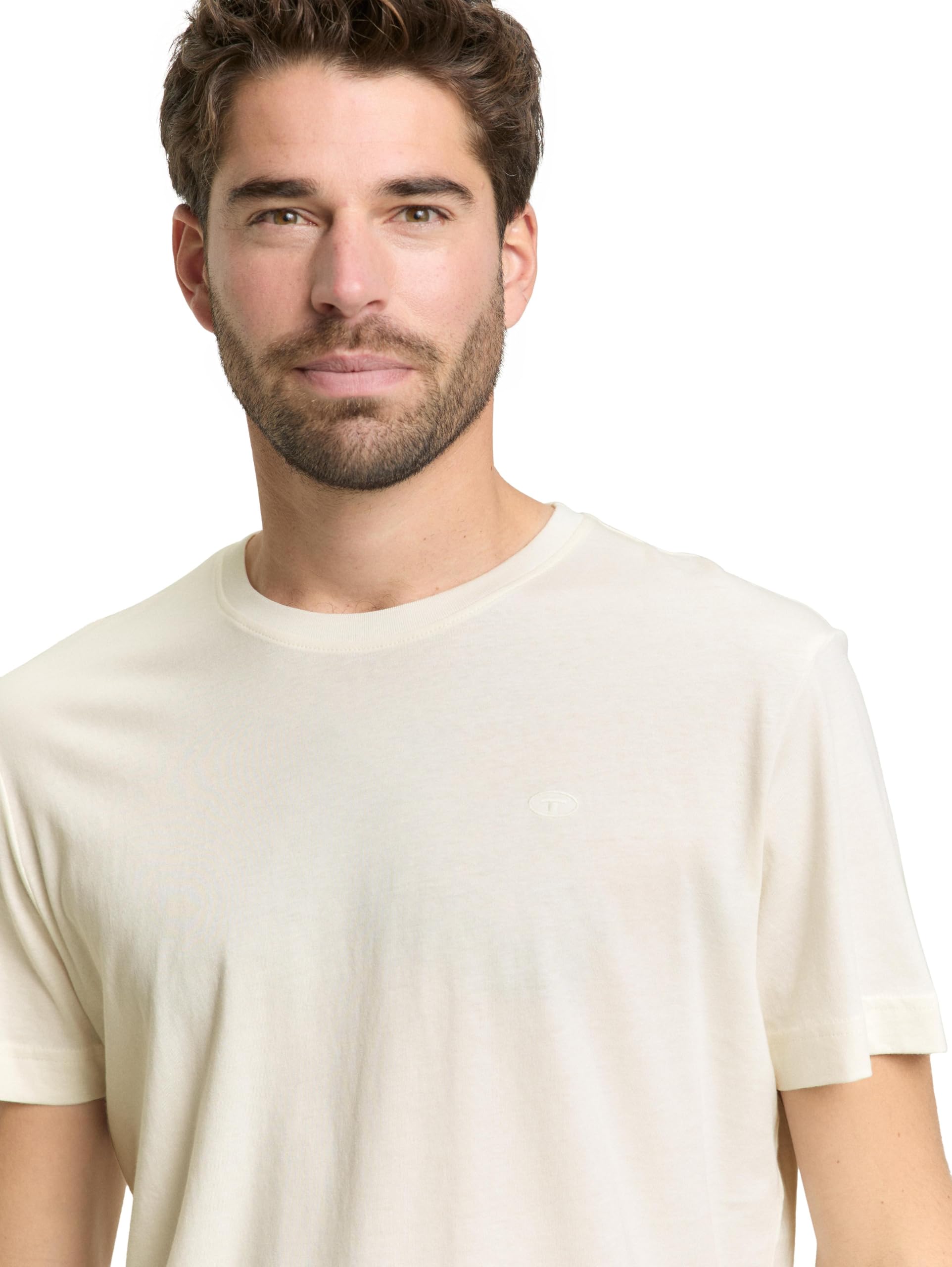 Basic T-Shirt mit Stickerei 3