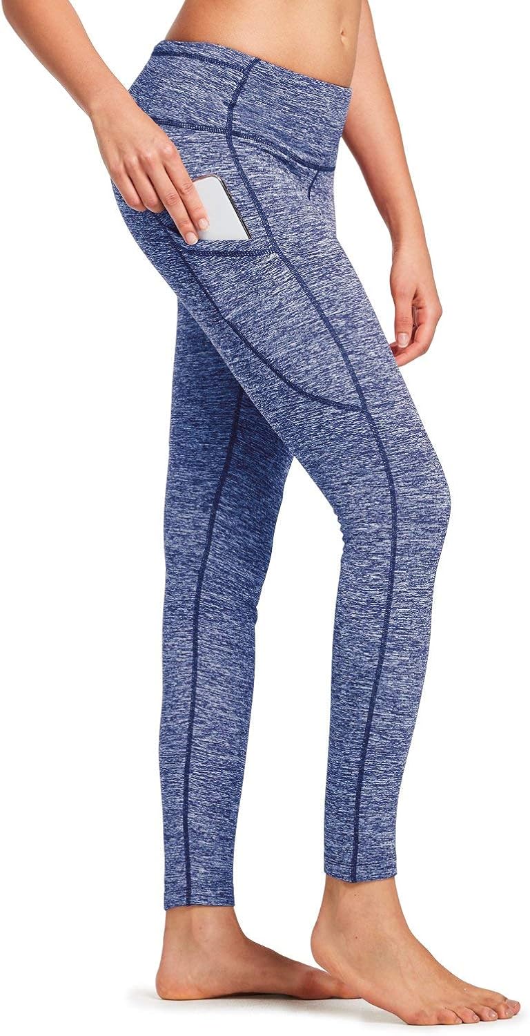 BALEAF Women's Fleece Lined Leggings Yoga Pants Inner Pocket: Clothing