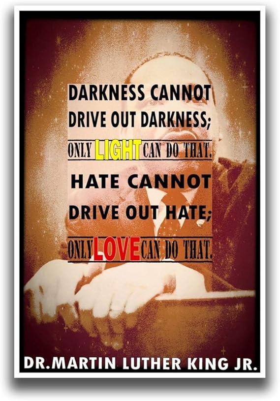 Overcome hate with love image