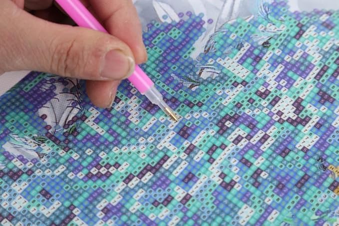 DIY Diamond Painting Kartenetui - Selbst Gestaltbare Geldbörse Mit Strass Steinen