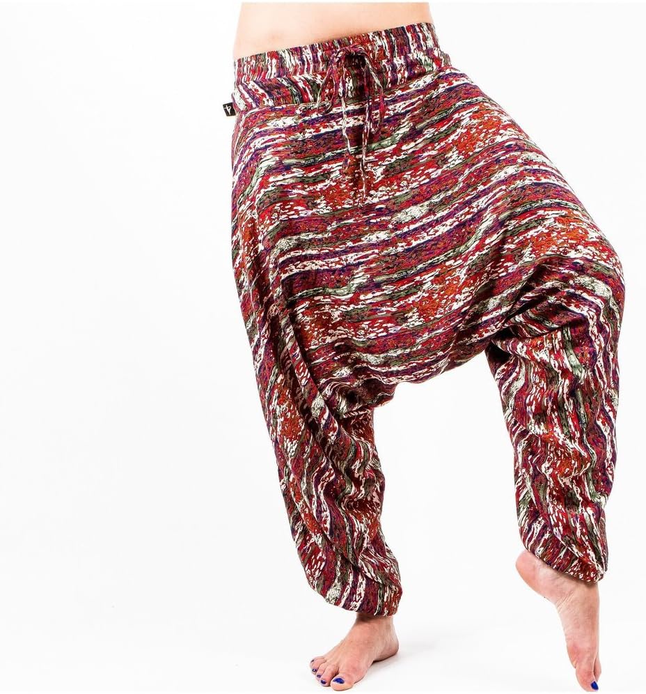 Buddha Pants Premium Cotton Harem Pants Mosaic Pattern
