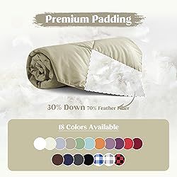 puredown® Soft Feather Down Throw Blanket