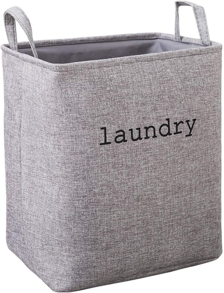 DERTHWER Cestos para Lavandería, Cesto Plegable de lavandería y de Lino