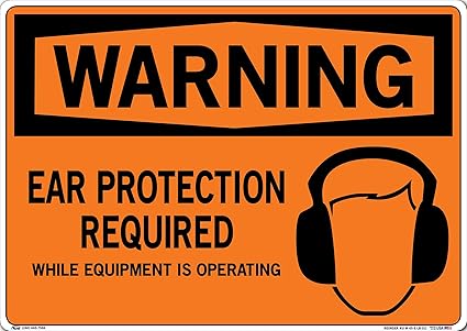 Señal De Advertencia En Inglés De Vestil Si W 65 Para