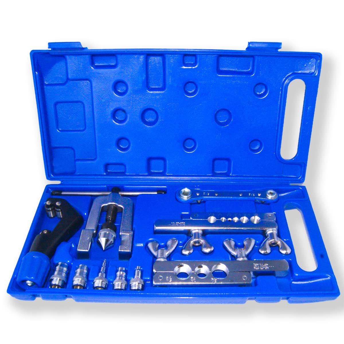 GOLDMAN SERVICE | Air Conditioning & Heating Pipe Eccentric Flaring Tool Kit Pipe Flaring Expander Tube Cutter with Case