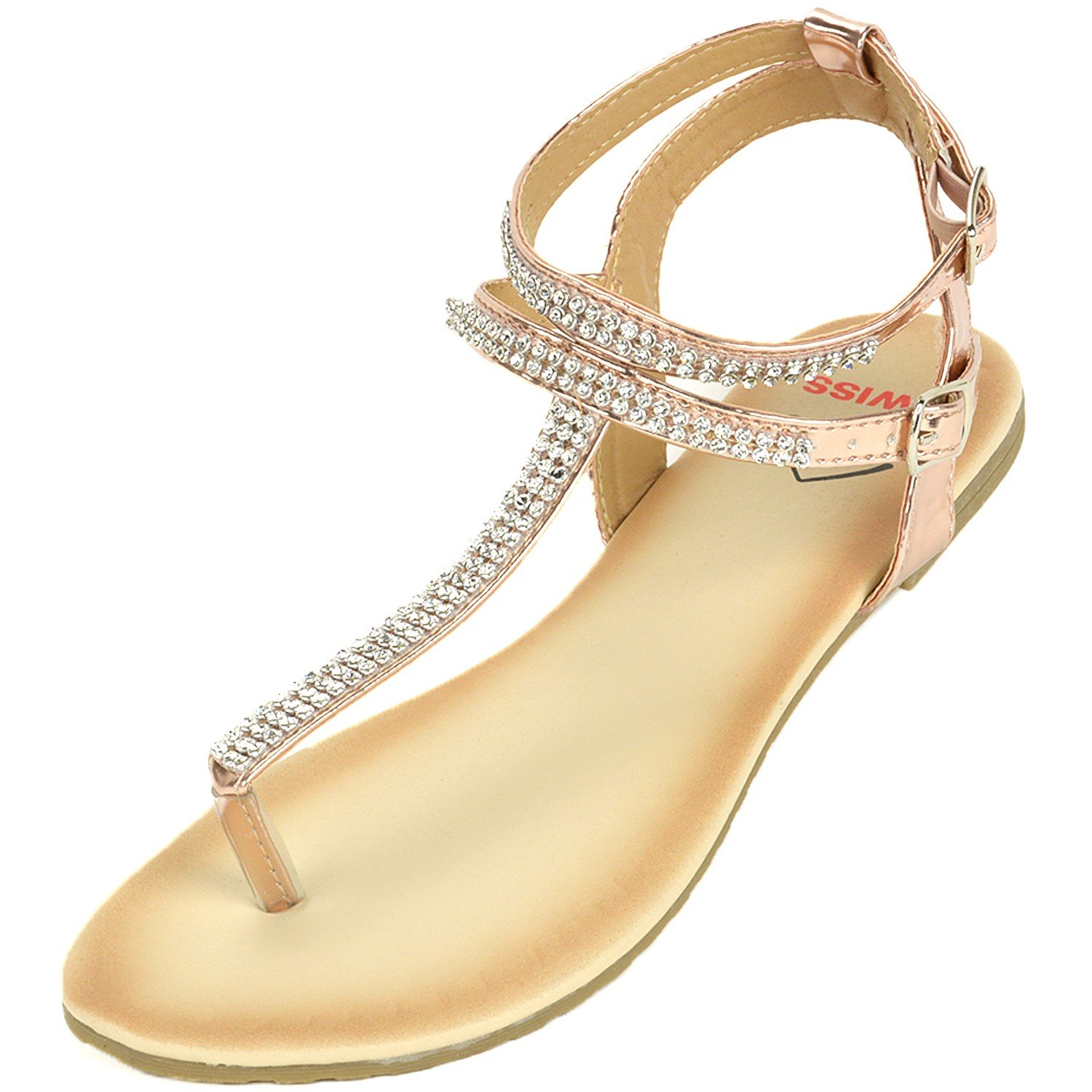 Mango Rubber Sandals in Gold (Metallic) - Lyst