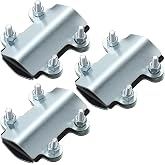 LEIFIDE 3 Pcs Pipe Repair Clamps Metal Pipe Clamp Repair Kit for 3/8 In 1/2 In and 3/4 Inch IPS Pipes
