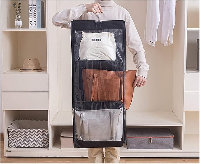 HUALONG Hanging Clutch Garment Bag Lightweight Clear Suit